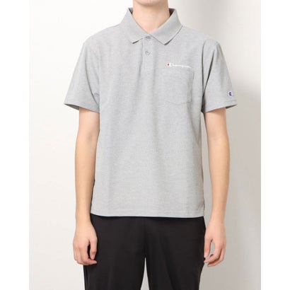 チャンピオンChampionメンズ半袖ポロシャツPOLOSHIRT_C3-VS319(グレー)