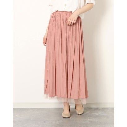 エヘカソポ アウトレット ehka sopo outlet リバーシブルチュールスカート （ピンク）のサムネイル
