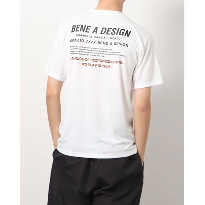 スパッツィオ SPAZIO メンズ サッカー/フットサル 半袖シャツ SPAZIOバックプリントプラシャツ_ GE0840 (ホワイト)バーゲン サッカー 用品 セール