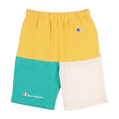 チャンピオン Champion ジュニア ショーツ チャンピオン カラーブロックショーツ_Champion COLOR BLOCK SHORTS CK-V502 （イエロー）