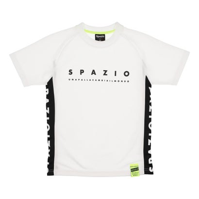 スパッツィオ SPAZIO ジュニア サッカー/フットサル 半袖シャツ Jr.ロゴプラシャツ_ GE0831 (ホワイト)安売り サッカー 用品 セール