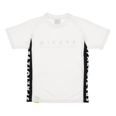 スパッツィオ SPAZIO ジュニア サッカー/フットサル 半袖シャツ Jr.ロゴプラシャツ_ GE0831 (ホワイト)安売り サッカー 用品 セール