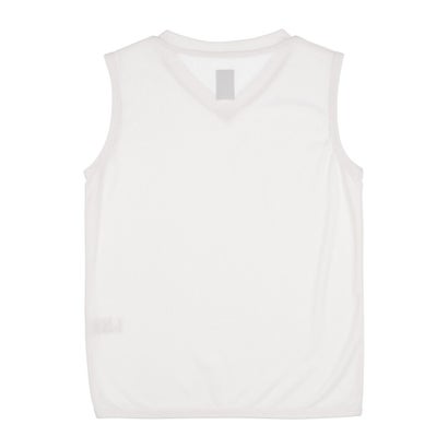 ティゴラ TIGORA ジュニア サッカー/フットサル ノースリーブインナーシャツ ATHLETICS_Vネックノースリーブインナー_icool_涼感 TR-8SW4102TSクール (ホワイト)格安セール サッカー 用品 セール