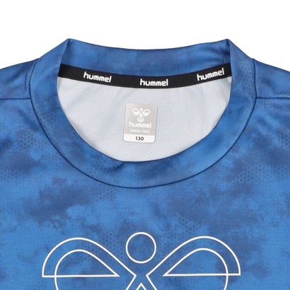 ヒュンメル hummel ジュニア サッカー/フットサル 半袖シャツ ジュニアプラクティスシャツ HJP4144 (ブルー)通販 サッカー 用品 セール