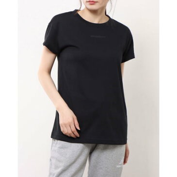 ニューバランス new balance レディース 半袖機能Tシャツ クルーショートスリーブTシャツ_ AWT11190 （ブラック）