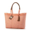 ウーヴン WOVEN メルカドバッグ かごバッグ bk-bag （ORANGE）