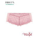 トリンプ Triumph 天使のブラ スリムライン 542 ボーイズレングスショーツ【返品不可商品】 （ピンク）