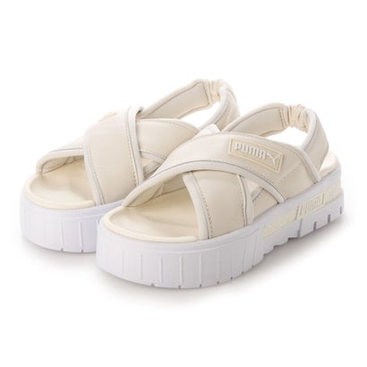 プーマ PUMA WOMENS MAYZE SANDALS/ウィメンズ メイズ サンダル L 軽量 厚底 サンダル 384830 （アイボリー）