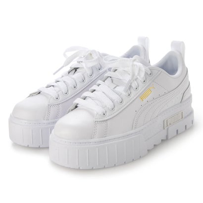 プーマ PUMA MAYZE CLASSIC WOMENS/メイズ クラシック ウィメンズ 厚底 スニーカー 384209 （ホワイト×ゴールド）