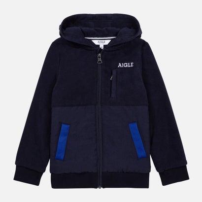 エーグル AIGLE フリース フルジップパーカ （ネイビー）