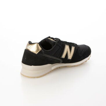 ニューバランス new balance WL996 レディース スニーカー 人気定番 細身シルエット (ブラック×ゴールド)