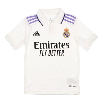 アディダス adidas ジュニア サッカー/フットサル ライセンスシャツ KIDSレアル・マドリードホームレプリカユニフォーム HA2654 (ホワイト)安売り サッカー 用品 セール