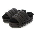 アグ UGG 1126377 MAXI SLIDE サンダル （ブラック）