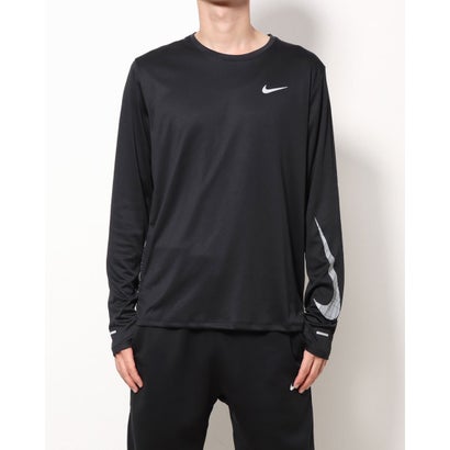 ナイキ NIKE メンズ 陸上/ランニング 長袖Tシャツ ナイキ DF マイラー ラン ディビジョン フラッシュ L/S トップ DQ6494010 （ブラック）