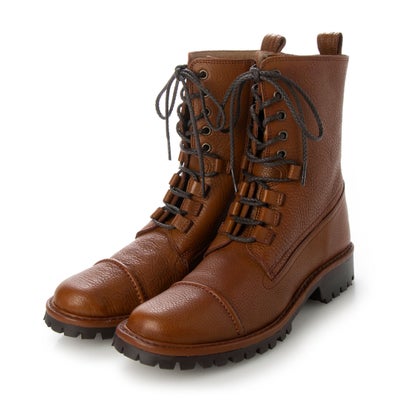 サヤ Saya レースアップショートブーツ （レッドブラウン）のサムネイル