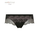 アモスタイル ハ?イ トリンフ? AMOSTYLE BY Triumph ボーイズレングス チュールヴェール 1406【返品不可商品】 （ブラック）