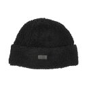 アグ UGG W CURLY SHEEPSKIN CUFF HAT （BLACK）