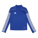 アディダス adidas ジュニア サッカー/フットサル ジャージジャケット KIDS TIRO23 L_トレーニングトップ HS3490 （チームロイヤルブルー）