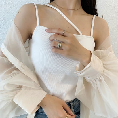 ジュノア JUNOAH【取り外し可】カップ付き変形キャミ【返品不可商品】 （ホワイト）のサムネイル