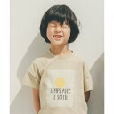 ザ ショップ ティーケー (キッズ) THE SHOP TK(Kids) 【110-150】アートモチーフプリントTシャツ （ベージュ(052)）