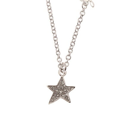 ゲス GUESS LITTLE STAR STONES NECKLACE (SILVER)