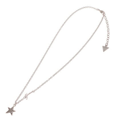 ゲス GUESS LITTLE STAR STONES NECKLACE (SILVER)