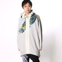 【アウトレット】チャイハネ チャイハネ イグリーMEN'Sロングパーカー (グレー)