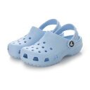 クロックス crocs ジュニア クロッグサンダル Kids Classic Clog_キッズ クラシック クロッグ 206991-4NS （Blue Calcite）