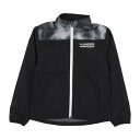 アンダーアーマー UNDER ARMOUR ジュニア ウインドジャケット UAトリコット プリント ウーブン フルジップ ジャケット 1381178 （Black / Black / White）