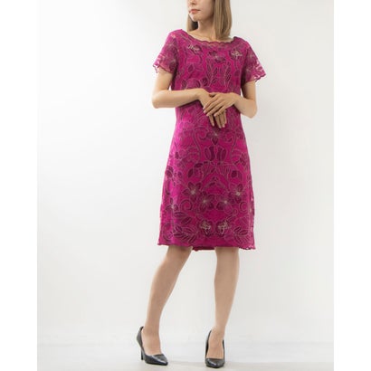 フェイズ エイト Phase Eight Nessa Emb Dress （Fuchsia）のサムネイル