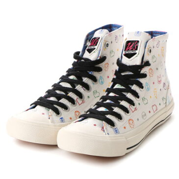 ユービック UBIQ ラブライブ!× コレクション μ's WHITE MULTIスニーカー (WHITE)
