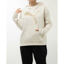 プーマ PUMA レディース フィットネス アウター FAVORITE PWR FLEECE フーディー_吸汗速乾機能付き 522860 （アルペン スノー）