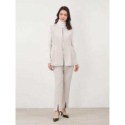 ミラ オーウェン Mila Owen 【WEB限定サイズあり】ペプラムベストタートルパンツ3点SET （IVR）