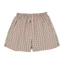 アクアスキュータム Aquascutum AQ裏打トランクス／23F／チェックB【返品不可商品】 （グリーン）