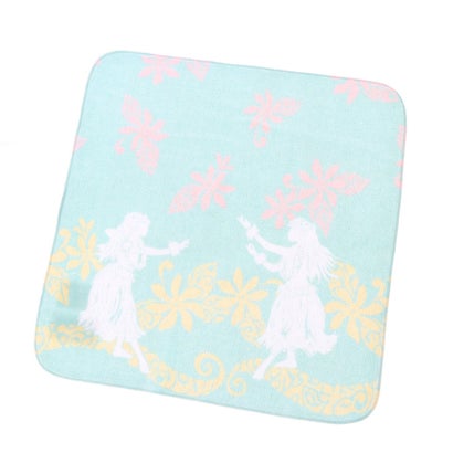 ★【kahiko】メアフラタオルハンカチ グリーン