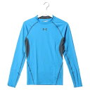 アンダーアーマー UNDER ARMOUR メンズ ヒートギア コンプレッション 長袖 1257471 （BLUExGREY）