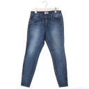 ゲス GUESS MARILYN 3-ZIP SKINNY DENIM PANT (MEDIUM BLUE)【JAPAN EXCLUSIVE ITEM】 デニムパンツ ジーンズ レディース