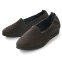 キスコ KISCO 【本革】カジュアルベーシックローヒールシューズ (ブラック)