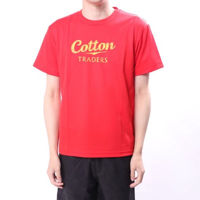 コットントレーダース Cotton TRADERS メンズ ラグビー 半袖シャツ コットントレーダース ロゴ プリントTシャツ CTT-013