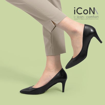 マミアン mamian 【 7.0cm ポインテッドトゥ 】フォーマルベーシックパンプス：iCoN BASIC／7203BC （ブラックスムース）