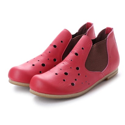 ヒナ デイ グリーン Hina Day Green パンチングデザインシューズ （レッド）