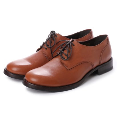 ビカーシ BICASH プレーントゥレザーシューズ (BROWN)