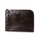ビカーシ BICASH クラッチバッグ (DARK BROWN)