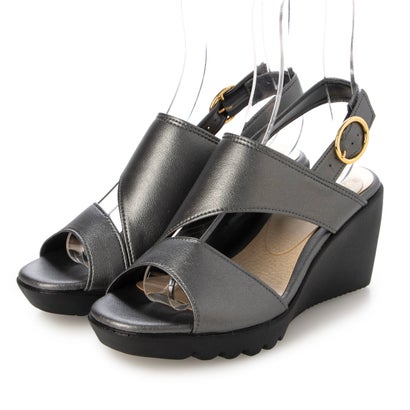 イタリコ ITALICO 日本製 楽ちん 痛くない ウェッジソールサンダル （スチール）のサムネイル