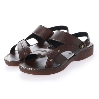イタリコ ITALICO 日本製 2WAY ストラップ 接触冷感 カジュアルサンダル （ダークブラウン）