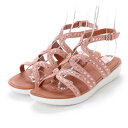 フィットフロップ FitFlop STRATA GLADIATOR SANDALS - WHIPSTITCH LEATHER （Dusky Pink）