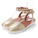 フィットフロップ FitFlop COVA CLOSED-TOE SANDALS - METALLIC LEATHER （Metallic Gold）