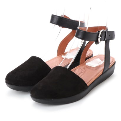 եåȥեå FitFlop COVA CLOSED-TOE SANDALS - SUEDE Black