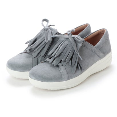 フィットフロップ FitFlop F-SPORTY II LACE UP FRINGE SNEAKERS - SUEDE （Dove Blue）