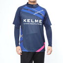 ケレメ KELME メンズ サッカー/フットサル レイヤードシャツ 半袖プラシャツ+インナー KA18F702